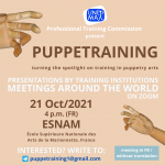 Puppetraining - Turning the spotlight on training in puppetry arts