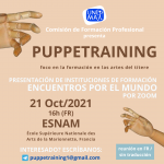 Puppetraining - Poniendo el foco en la formación profesional en las artes del títere